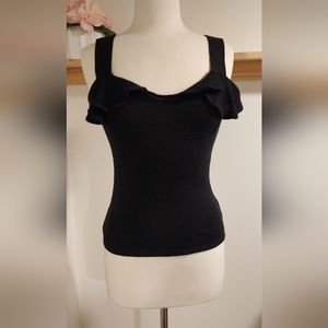 MEXX Black Knit Top Size M